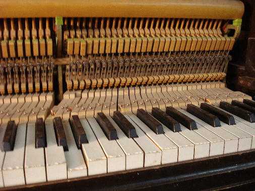 10 - All notes play except broken key. Repairs and adjustments required before piano can be tuned again. 10 - All notes play except broken key. Repairs and adjustments required before piano can be tuned again.